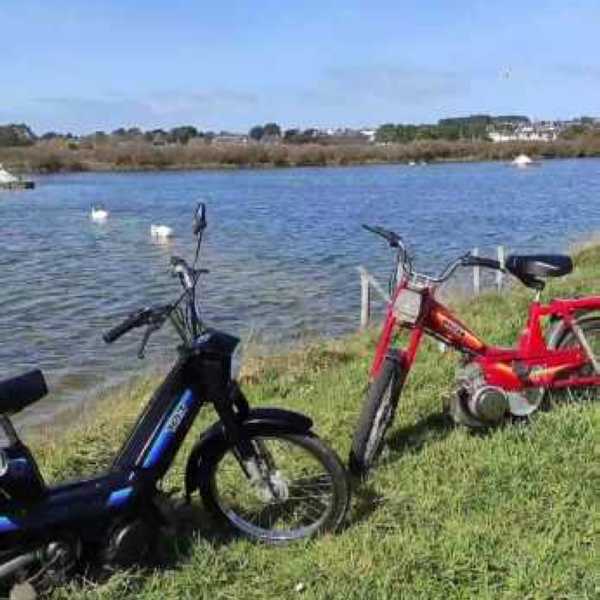 pause devant les salines de Carnac